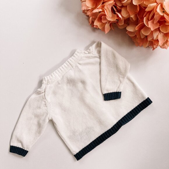 Janie and Jack Baby Knitted Cardigan w Whale (EUC) - Picture 2 of 4